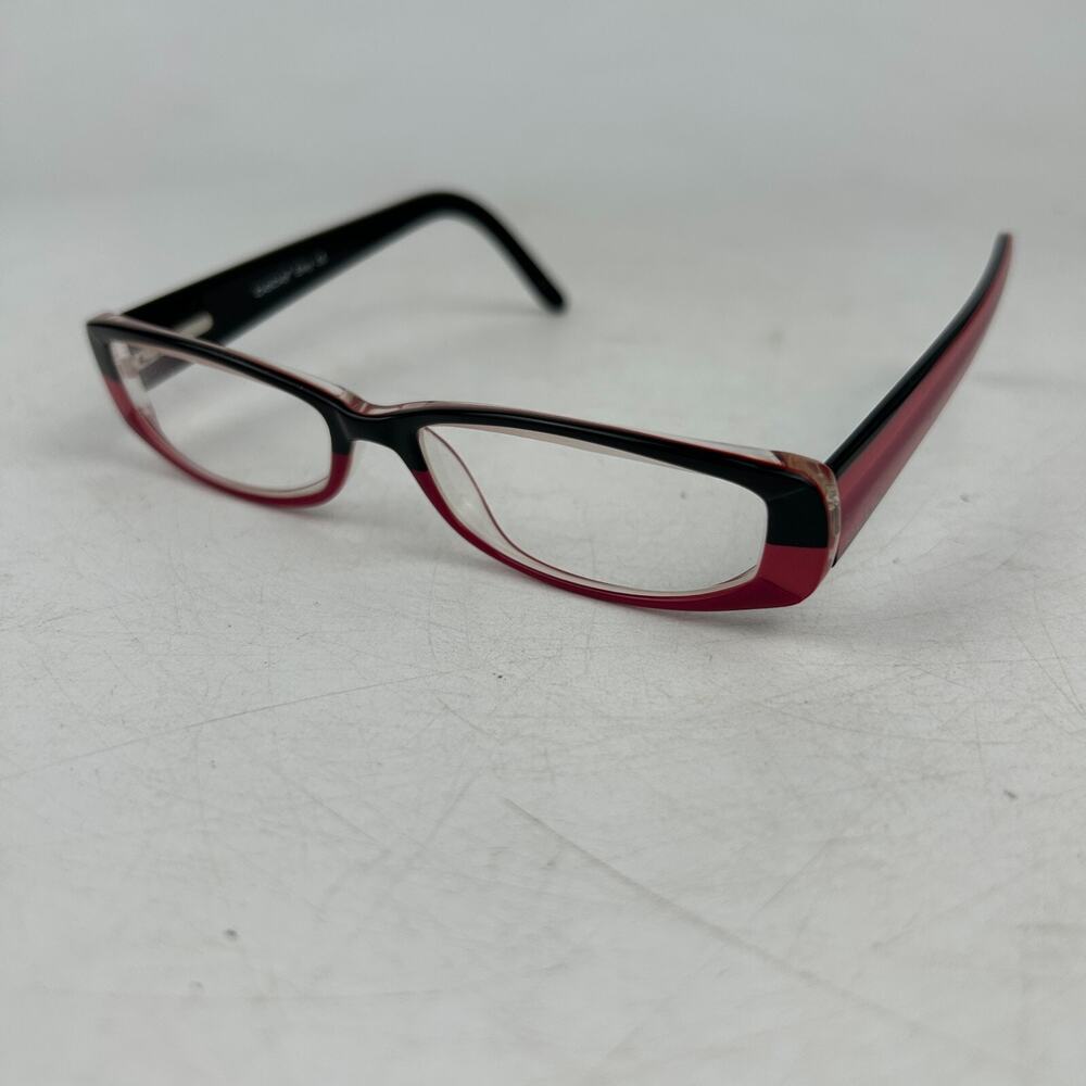 Bebe Envy Eyeglasses Frame Womens Haute Pink Rectangular 49-14-135mm